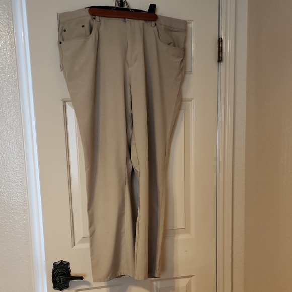 Greg Norman Collection Men's Khaki Chinos - Picture 1 of 8